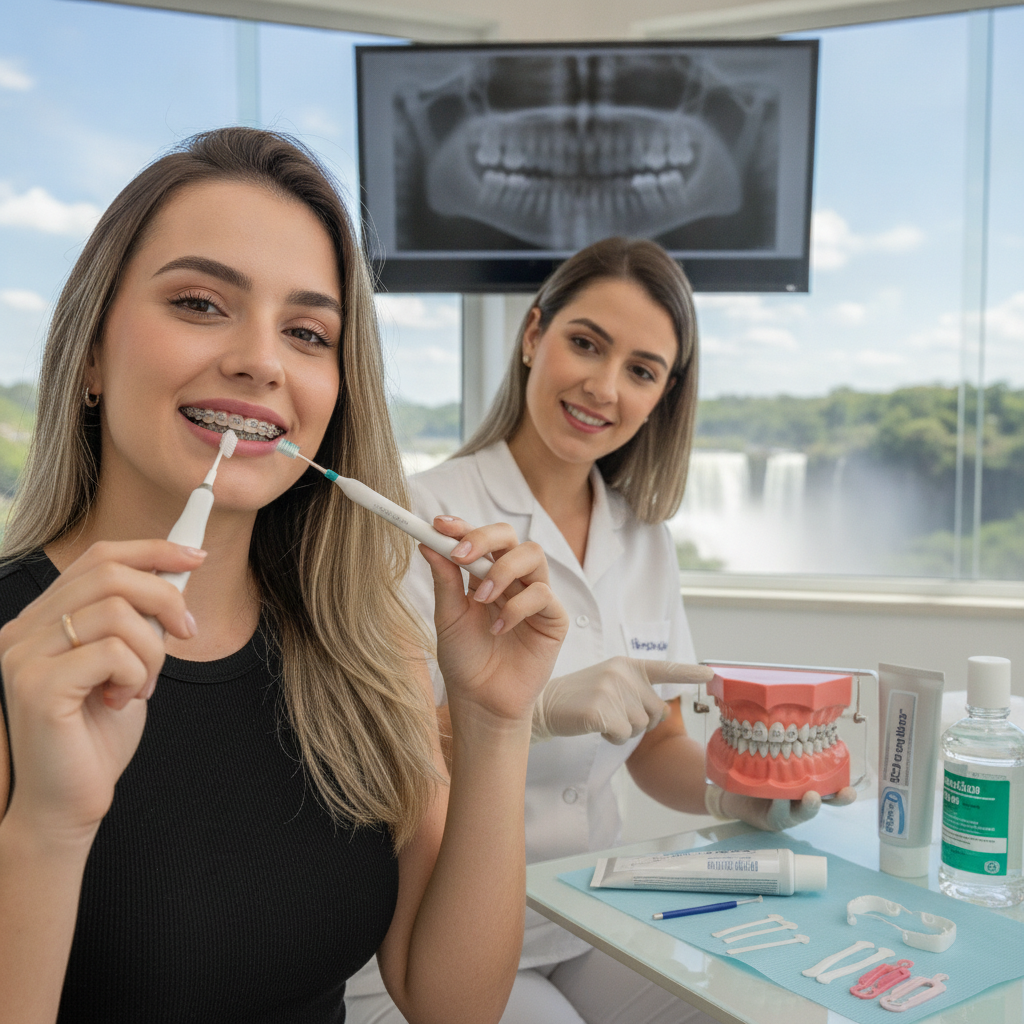 Como Cuidar dos Dentes no Tratamento Ortodôntico em Foz