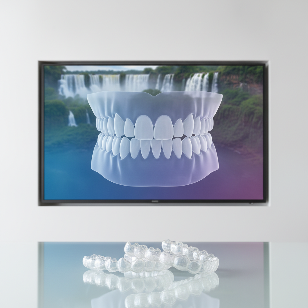 Como os Alinhadores Invisíveis Movimentam os Dentes em Foz do Iguaçu