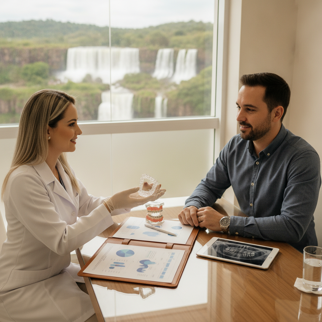 Diferença Entre Aparelho Fixo e Alinhador Invisível em Foz do Iguaçu