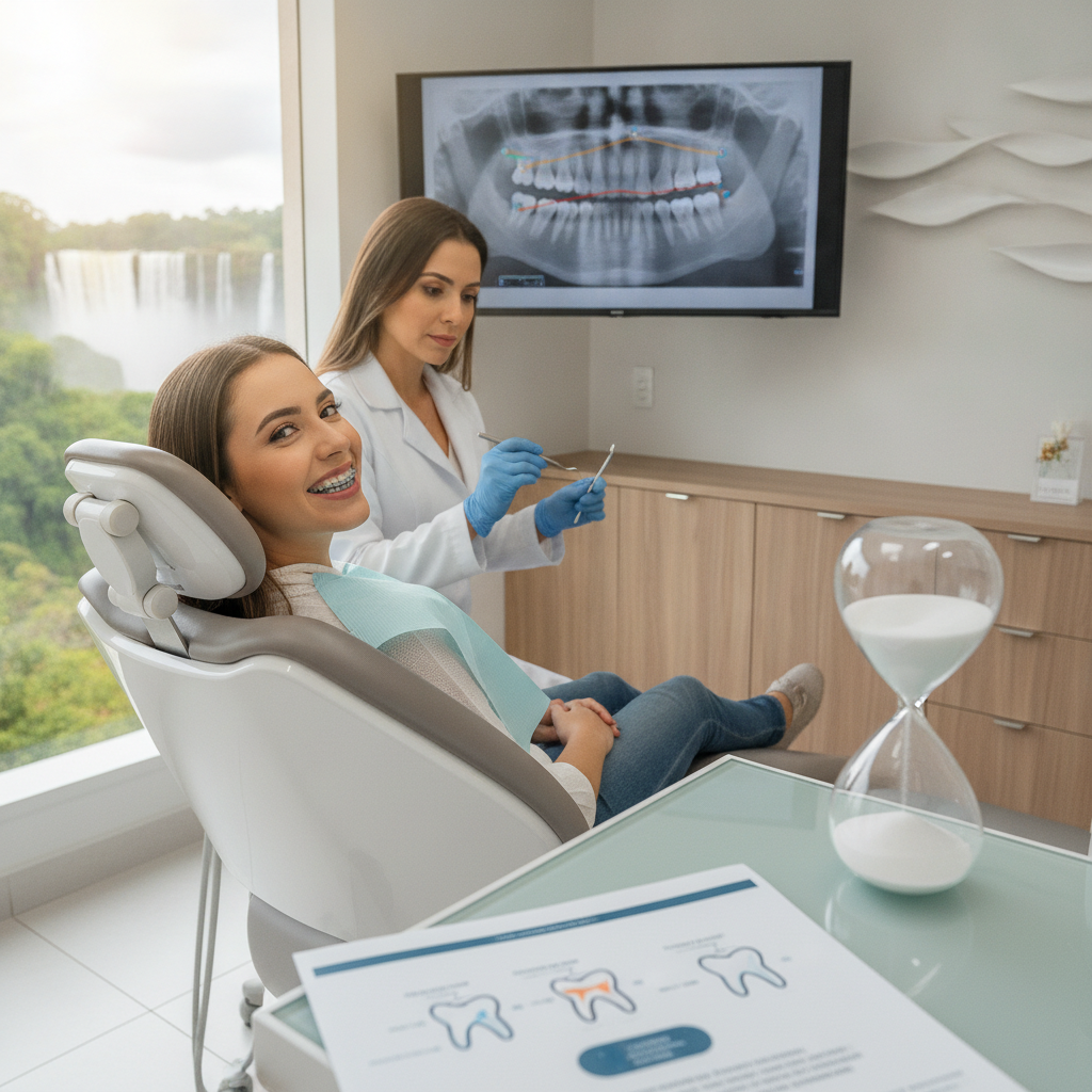 Quanto Tempo Leva para Alinhar os Dentes com Aparelho em Foz do Iguaçu?